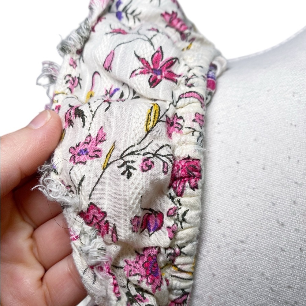 True Craft Pink and Black Floral Blouse - Picture 6 of 14